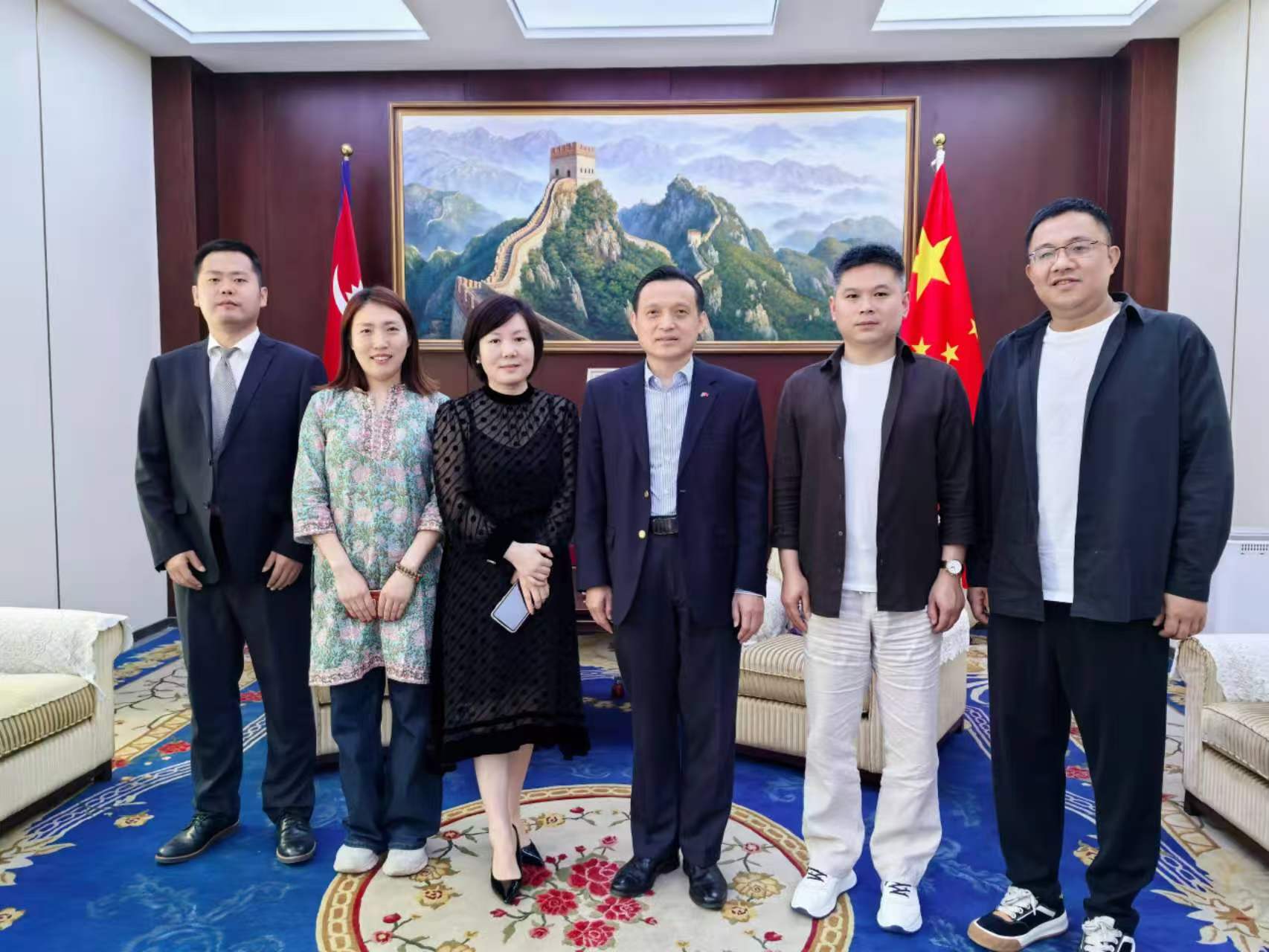 赵美玲会长出访尼泊尔  共话公益与人文发展